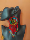 Boucles d'Oreilles Africaines en Perles Massaï - SublimeWax