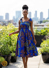 Robe Africaine en Wax Aida - SublimeWax