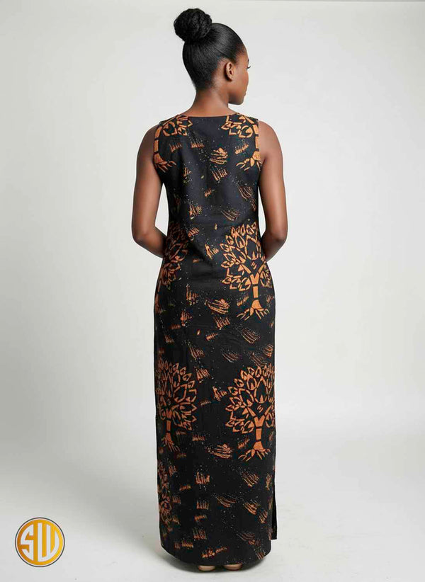 African Cotton Dress for Home Nina - SublimeWax