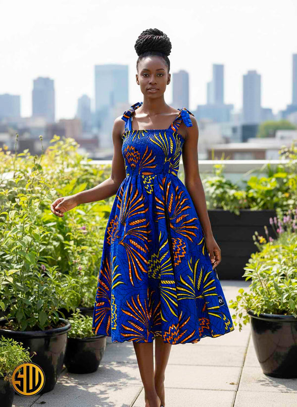 Robe Africaine en Wax Aida - SublimeWax