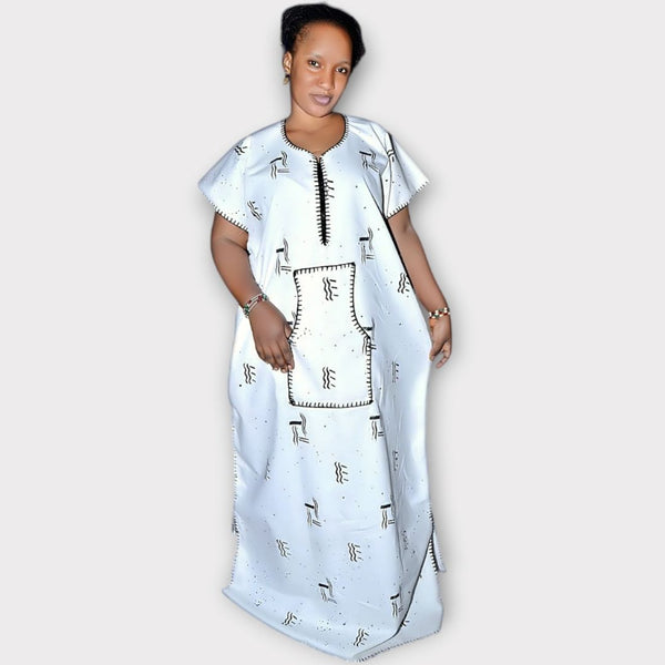 Robe Africaine en Coton pour la maison Sandra - SublimeWax TU