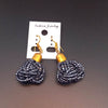 Boucles d'Oreilles en Perles du Kenya - SublimeWax 2