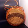 SublimeWax - Round shoulder Sisal and Leather Bag