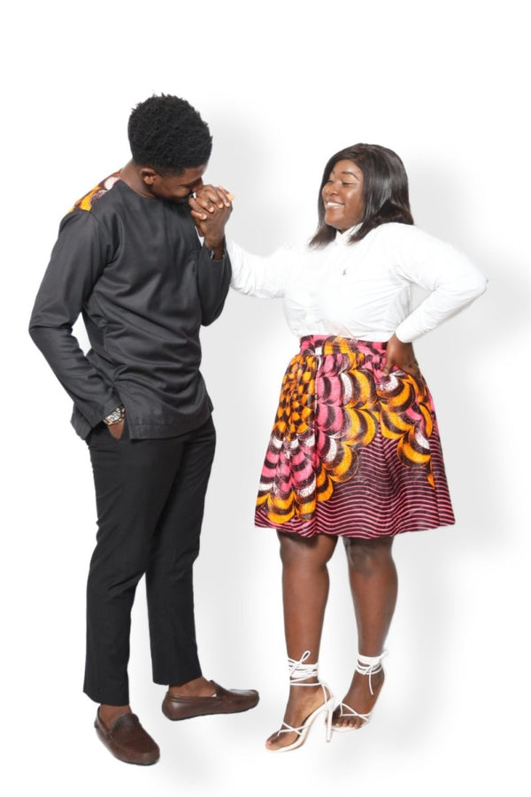 Tenue Africaine couple Sandra - SublimeWax