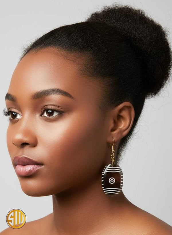 Boucles d'oreilles Africaines Lia - SublimeWax