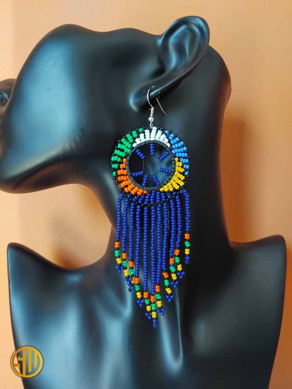 Boucles d'Oreilles en Perles Massaï - SublimeWax