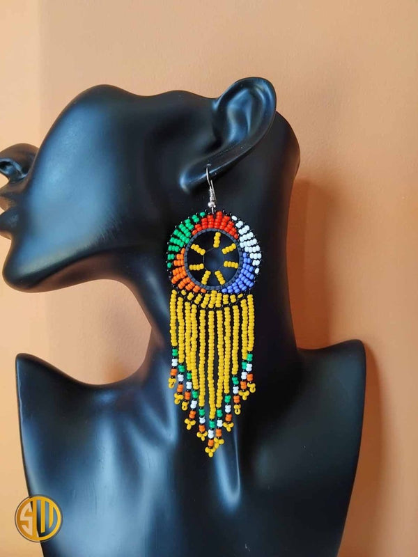 Boucles d'Oreilles en Perles Massaï - SublimeWax