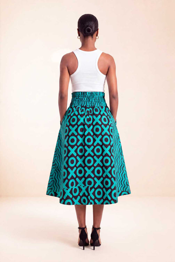 jupe africaine en wax