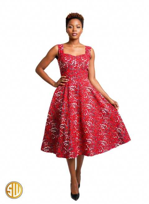 Robe africaine en Wax Nina - SublimeWax