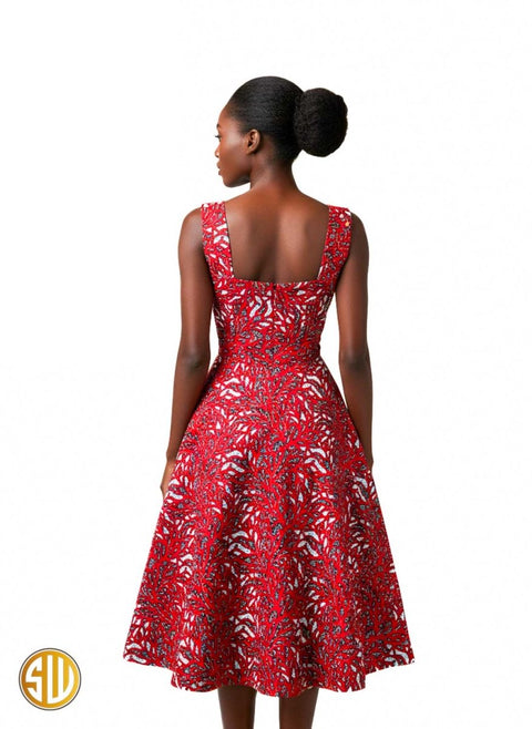 Robe africaine en Wax Nina - SublimeWax