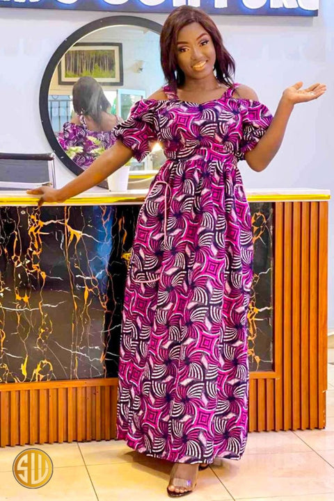 Robe en wax Sara - SublimeWax