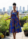 Robe Africaine en Wax Aida - SublimeWax