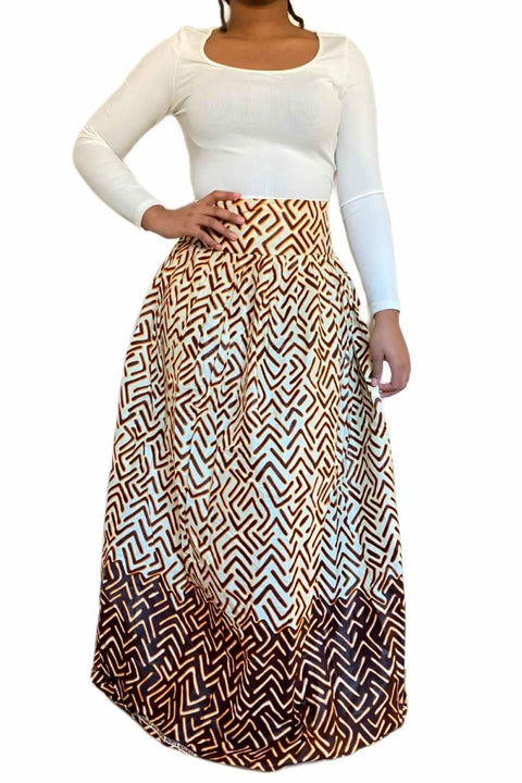 Jupe en Wax Rita - SublimeWax