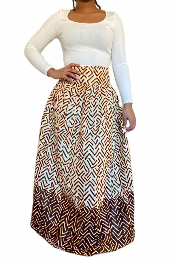 Jupe en Wax Rita - SublimeWax