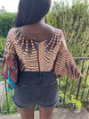 Crop Top Africain En Wax Karima - SublimeWax