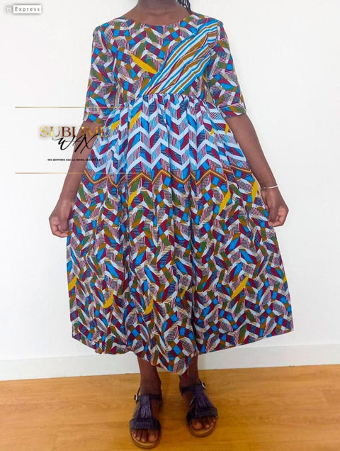 SublimeWax - African Dress In Wax For Girl Sira
