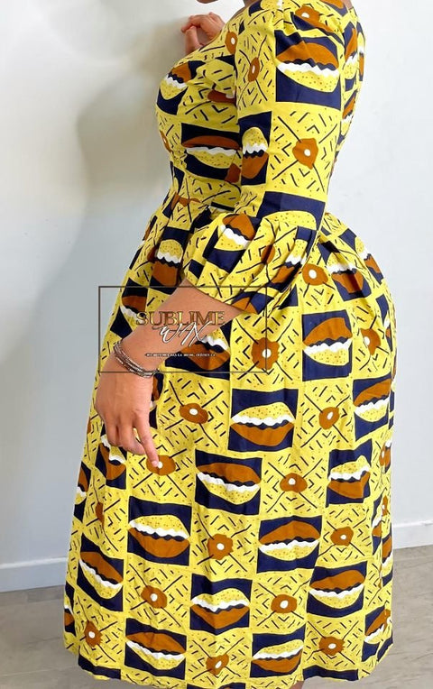 SublimeWax - African Dress In Wax Helena