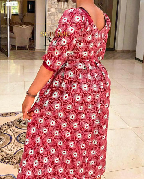 Robe Longue en Wax Rama - SublimeWax