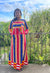SublimeWax - African Maxi Dress In Wax Zelie