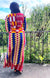 SublimeWax - African Maxi Dress In Wax Zelie