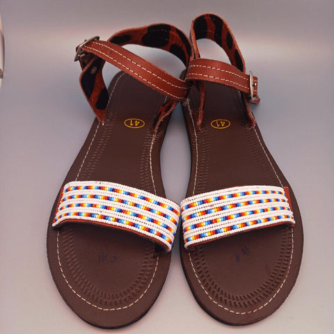 Sandales Africaines en perles Rita - SublimeWax 41