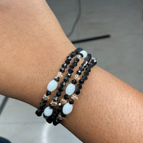 Bracelet Élastique en Perles Sia - SublimeWax