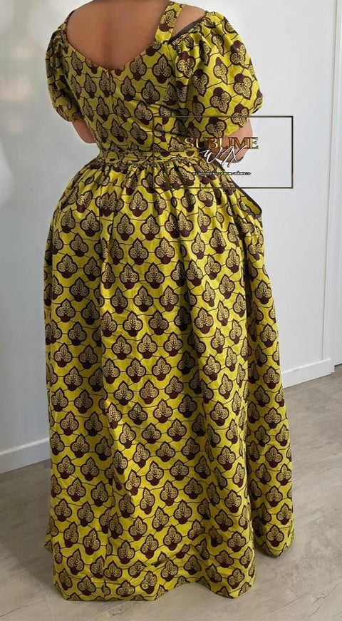 Robe en wax Sara - SublimeWax