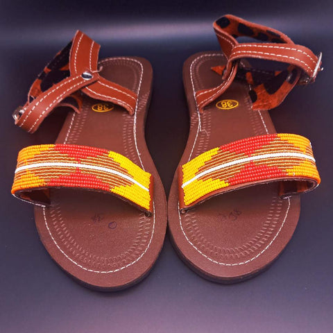 Sandales Africaines en perles Maya - SublimeWax 41