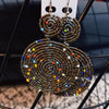 Boucles d'oreilles pendantes Massai Naba - SublimeWax 0