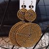 Boucles d'oreilles pendantes Massai Naba - SublimeWax 2