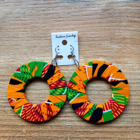 SublimeWax© - African Print Earrings Olivia